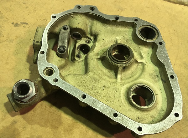 Steel Gasket precision waterjet cut for old engine case
