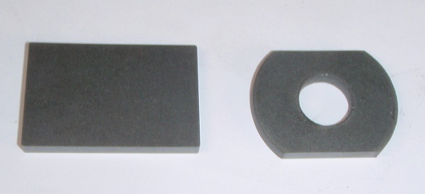 ferrite part before cutting and after