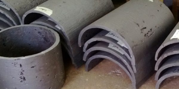 Bristol water pipes ready for waterjet cutting Bristol water pipes ready for waterjet cutting